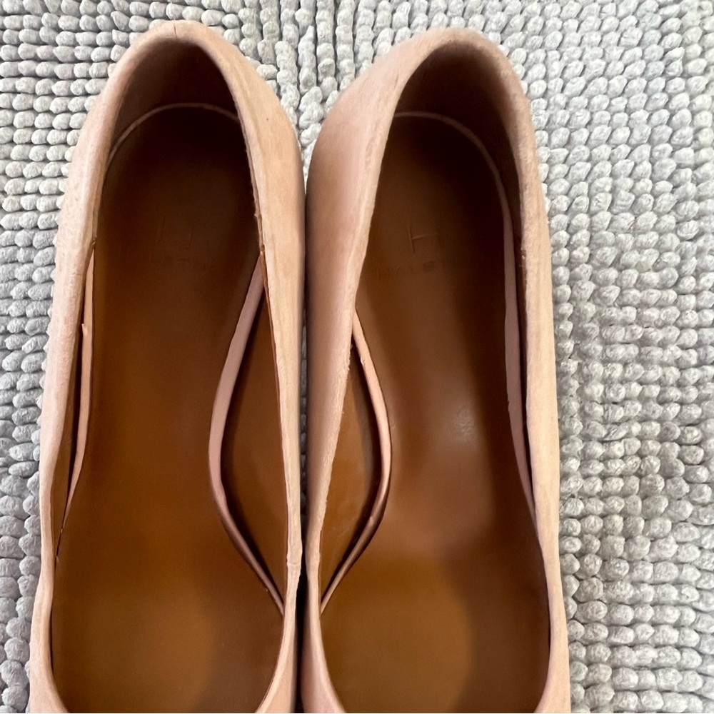 H by Halston Whitney Blush Block Heel Shoes Women’s Size 7 - Picture 3 of 16
